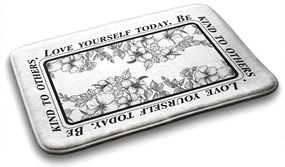 Dywanik łazienkowy antypoślizgowy Dywanik łazienkowy antypoślizgowy Kwiaty