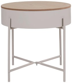 Metalowy okrągły stolik ø 40 cm Sisco – House Nordic