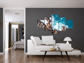 Obraz skał i morza (125x70 cm)