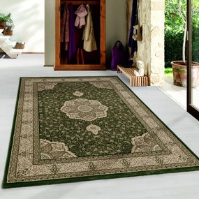Dywan klasyczny Kashmir Rozeta zielono-kremowy 240 cm x 340 cm