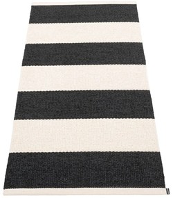 Czarno-biały chodnik odpowiedni na zewnątrz 70x150 cm Bob Black Vanilla – Pappelina