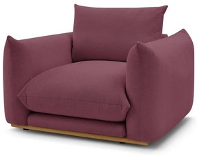 Bordowy fotel Ernest – Bobochic Paris