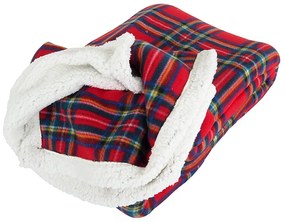 B.E.S. Petrovice Kocyk dla niemowląt Buffalo wkratkę czerwono-zielony, 150 x 200 cm