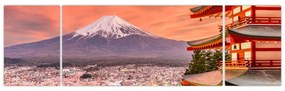 Obraz - Fujiyoshida, Japonia (170x50 cm)