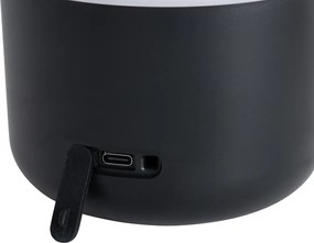 Ogrodowa lampa stołowa czarna i biała z akumulatorem LED IP44 - Haard