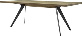 Drewniany stół do jadalni w stylu industrialnym Massa D05 200 cm