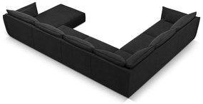 Ciemnoszary narożnik (lewostronny) Vanda – Mazzini Sofas
