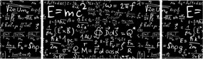 Obraz - Matematyka (170x50 cm)