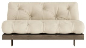 Beżowokremowa rozkładana sofa 160 cm Roots – Karup Design