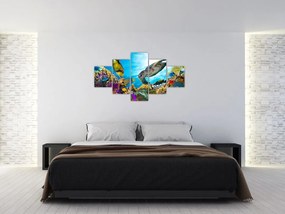 Obraz rafy koralowej (125x70 cm)