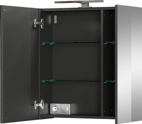 Szara szafka łazienkowa 60x71 cm – Germania