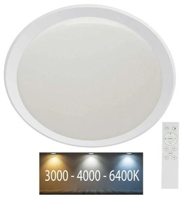 LED Plafon ściemnialny LED/40W/230V 3000K/4000K/6500K + pilot