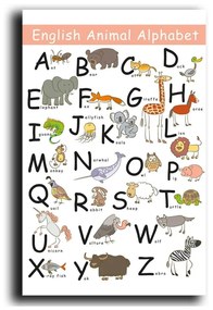 Obrazek dziecięcy 45x70 cm Alphabet – Wallity