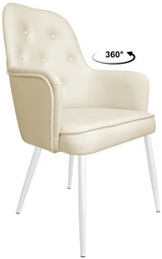 Krzesło obrotowe SARA noga biała Vega02