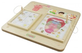 Masterkidz tablica edukacyjna zmysł smaku montessori