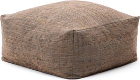 Pomarańczowo-naturalny puf Vedell – Kave Home