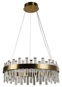 LED ściemnialny kryształowy żyrandol na linkę LED/80W/230V + DO