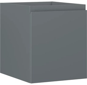 Mexen Orio szafka łazienkowa podumywalkowa 40 cm, 1 szuflada, grafit mat - 91A10-04047-1-BF66
