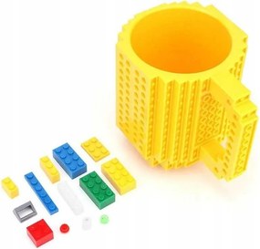 KUBEK KLOCKOWY DUŻY 350ML + KLOCKOWY CYFROWY ZEGAREK DLA DZIECKA REGULOWANY