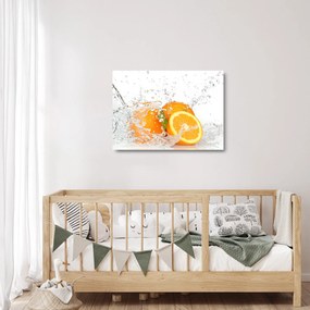Obraz na szkle - Soczyste pomarańcze (70x50 cm)
