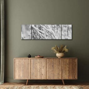 Obraz - Ośnieżone gałęzie (170x50 cm)