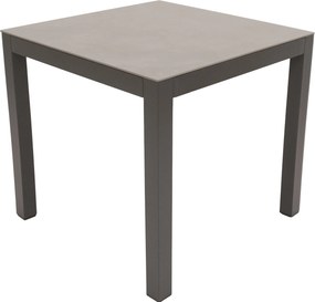 Doppler MADRI - ogrodowy stół aluminiowy 80x80 cm, mocca