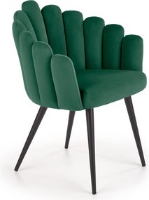 Krzesło na czterech nogach w stylu glamour K410