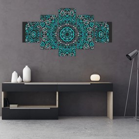 Obraz abstrakcji ozdobnej (125x70 cm)