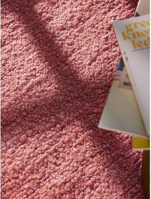 Ciemnoróżowy chodnik z materiału bouclé tkany ręcznie 80x200 cm Notting Hill Portobello – Ted Baker