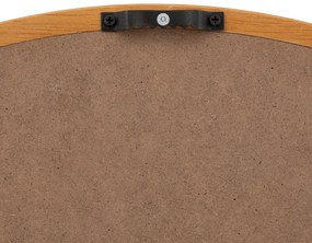 Lustro okrągłe w drewnianej ramie KIM, Ø 55 cm