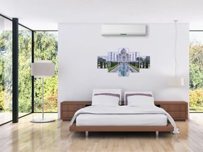 Obraz - Taj Mahal o wschodzie słońca (125x70 cm)