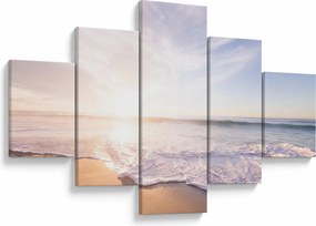 Obraz piaszczystej plaży (125x70 cm)