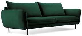 Zielona aksamitna sofa Cosmopolitan Design Vienna, 200 cm