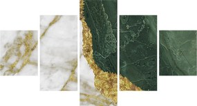 Obraz - Zielony marmur N⁰3 (125x70 cm)
