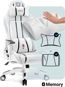 Fotel gamingowy Diablo X-One 2.0 King Size biały