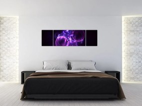 Abstrakcyjny obraz bąbelków (170x50 cm)