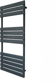 Grzejnik łazienkowy płaski – 1200 mm x 500 mm – antracytowo-szary