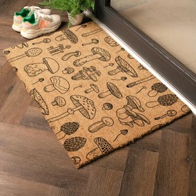 Wycieraczka z włókna kokosowego 60x90 cm Mushrooms – Artsy Doormats