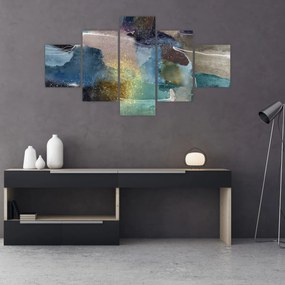 Obraz - Akwarelowa abstrakcja (125x70 cm)