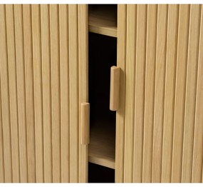 Szafka w dekorze dębu z drzwiami przesuwnymi 113x90 cm Cavo – Unique Furniture
