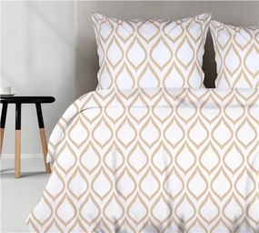 Pościel bawełniana Premium Bielbaw 220x200 Lol beżowa GRENO