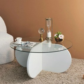 Stolik konferencyjny Bubble White