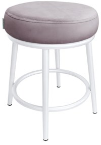 Taboret Ben noga metalowa biała MG55