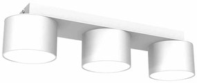 Lampa sufitowa, potrójna, biała DIXIE White 3xGX53 na listwie