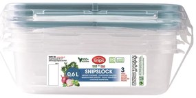 Pojemniki na żywność 3 szt. Snipslock – Snips