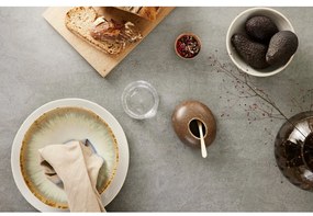 Okrągły rozkładany stół z dodatkowym blatem z ceramicznym blatem ø 135 cm Meza – Hammel Furniture