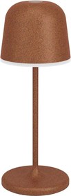 Eglo 901879 - Ładowalna, ściemnialna zewnętrzna lampa stołowa LED MANNERA-S LED/1,8W/5V IP54 brązowa