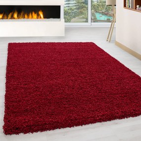 Dywan Shaggy Czerwony 200 cm x 290 cm