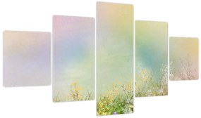 Obraz - Malowana łąka 2 (125x70 cm)
