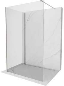 Mexen Kioto ścianka prysznicowa Walk-in 120 x 75 cm, transparent, nikiel szczotkowany - 800-120-212-97-00-075